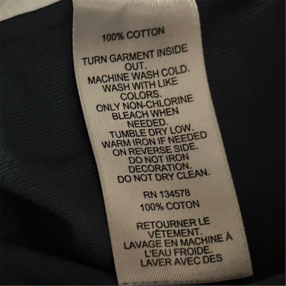 Vineyard Vines Men's S Blue Holiday Labrador Graphic Long-Sleeve Tee - Picture 6 of 9